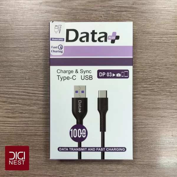 کابل تبدیل USB به USB-C دیتاپلاس مدل DP03 طول 1 متر