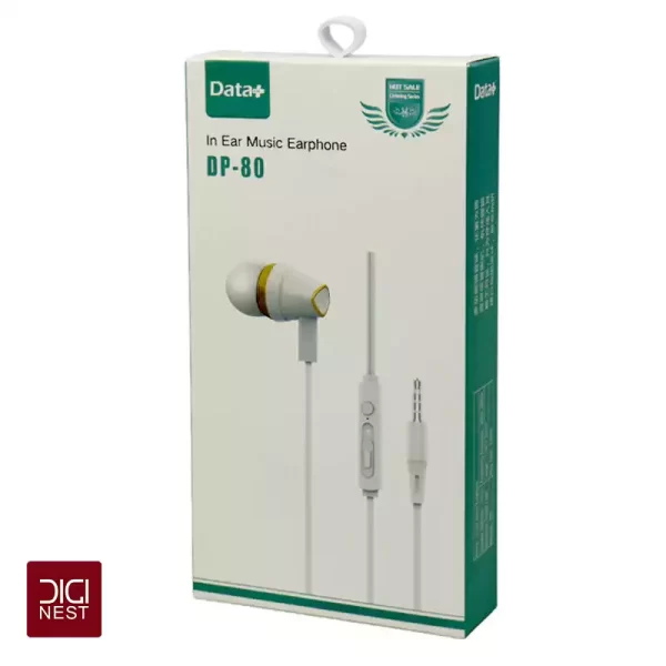 هندزفری سیمی دیتا پلاس DATA PLUS مدل DP80