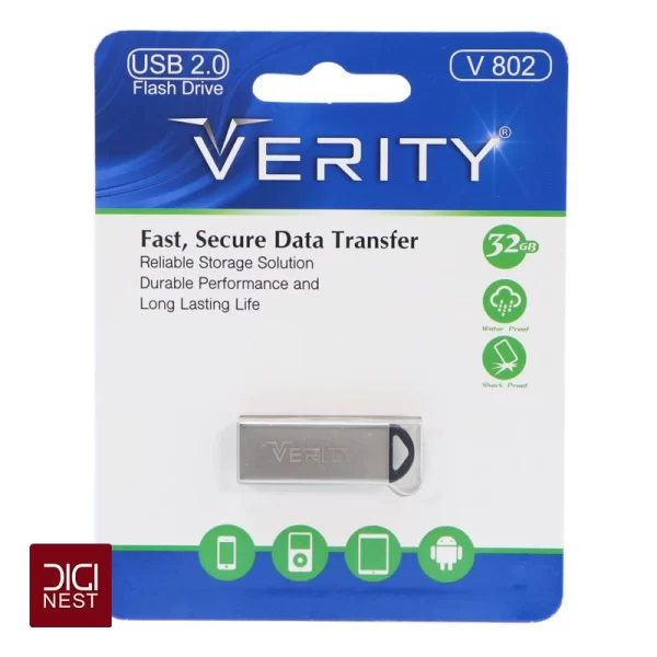 فلش مموری وریتی مدل V802 ظرفیت 16 گیگابایت