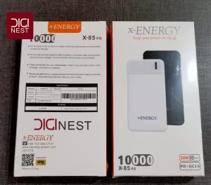 پاوربانک ایکس انرژی مدل x-85 PD ظرفیت 10000 میلی آمپر ساعت