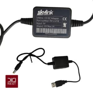 آداپتور تبدیل USB به 12 ولت DC اسکایلینک
