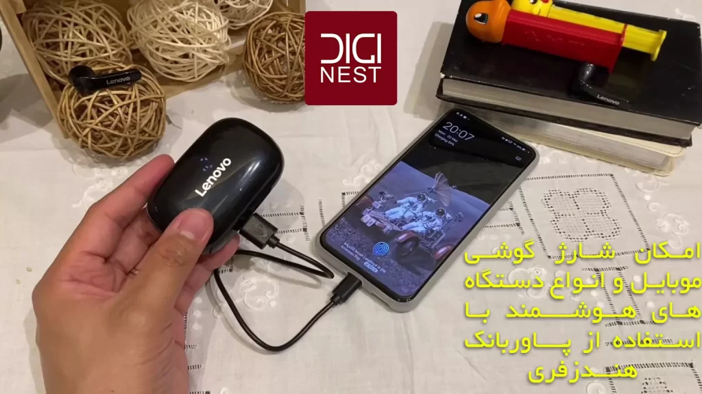 هندزفری بلوتوث لنوو مدل qt81 new
