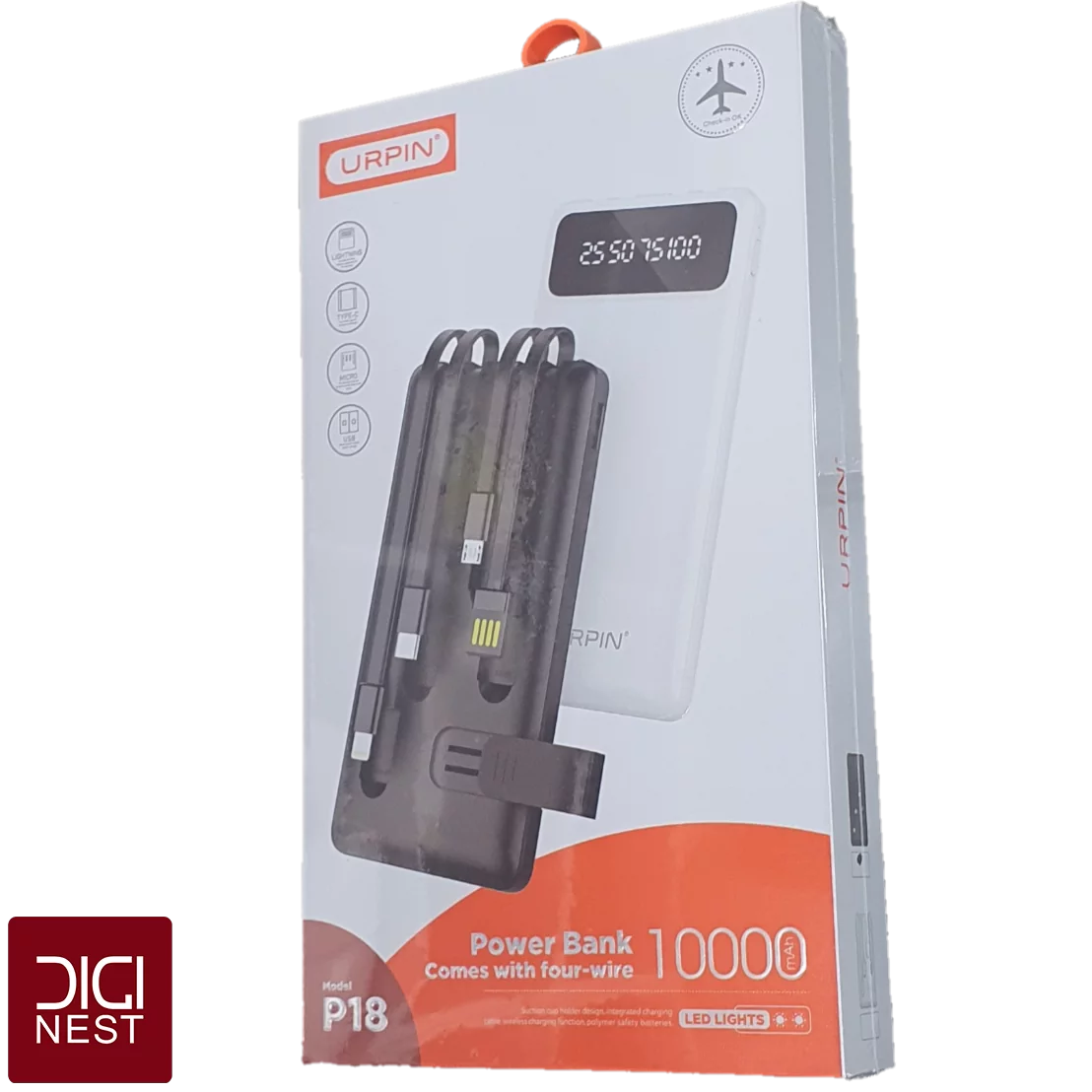 پاوربانک یورپین مدل P18 ظرفیت 10 هزار