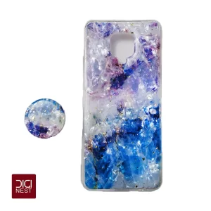 قاب ماربل پاپ سوکت دار گوشی های موبایل شیائومی ردمی نوت 9t و نوت 9 پرو و نوت 9 پرومکسRedmi Note 9T و Note 9 Pro و Note 9 Pro Max