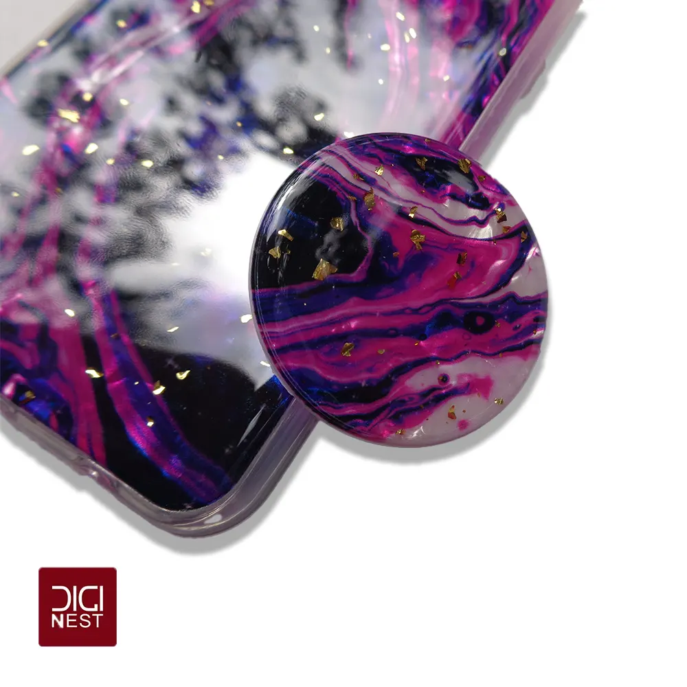 قاب ماربل پاپ سوکت دار گوشی های موبایل شیائومی ردمی نوت 9t و نوت 9 پرو و نوت 9 پرومکسRedmi Note 9T و Note 9 Pro و Note 9 Pro Max