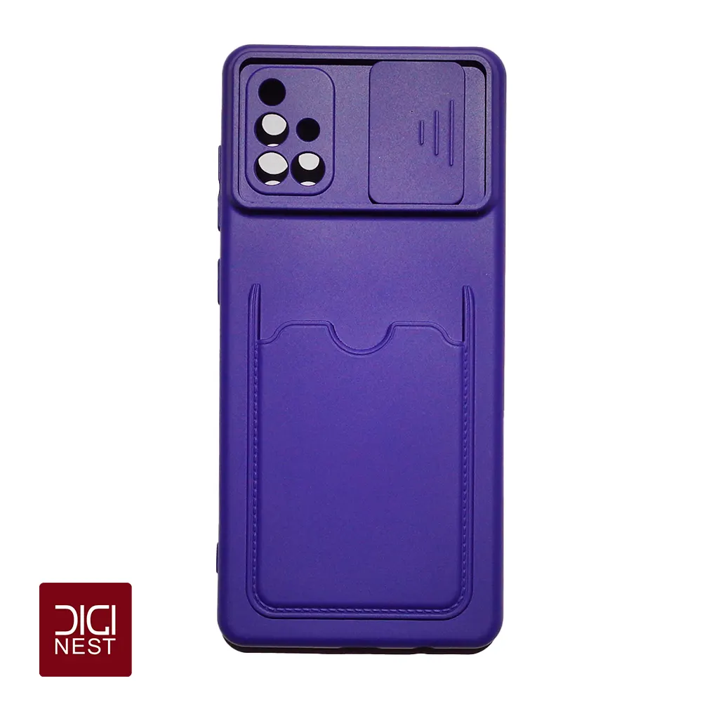 قاب جاکارتی دار درپوشدار گوشی موبایل سامسونگ samsung A71 4G