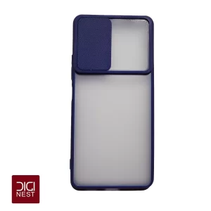 قاب دور سیلیکونی پشت مات محافظ لنزدار کشویی گوشی موبایل ردمی نوت 10 پرو redmi note 10 pro