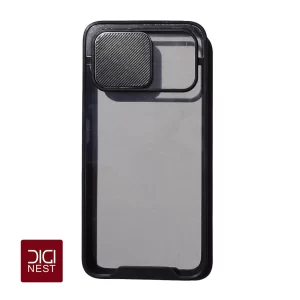 قاب دور سیلیکونی پشت شفاف محافظ لنزدار کشویی گوشی موبایل سامسونگ آ صفر دو اس samsung A02S