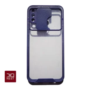 قاب دور سیلیکونی پشت شفاف محافظ لنزدار کشویی گوشی موبایل سامسونگ M21