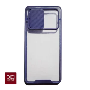 قاب دور سیلیکونی پشت شفاف محافظ لنزدار کشویی گوشی موبایل سامسونگ S20 FE