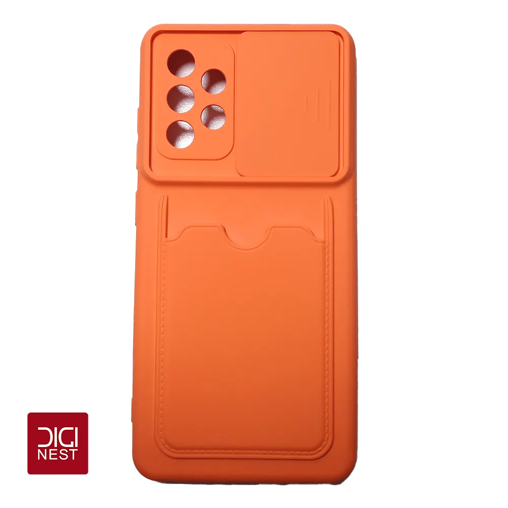 قاب جاکارتی دار دارای درپوش لنز دوربین گوشی موبایل سامسونگ samsung A52