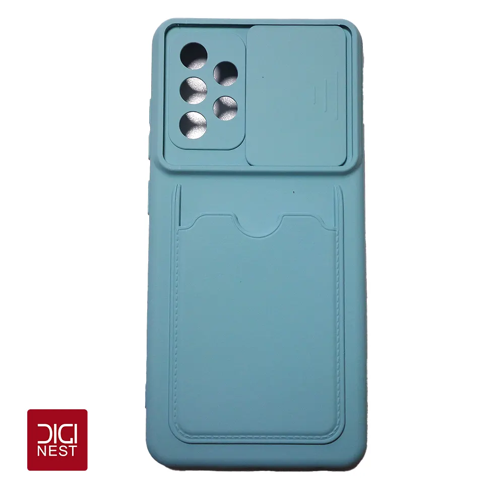 قاب جاکارتی دار دارای درپوش لنز دوربین گوشی موبایل سامسونگ samsung A52