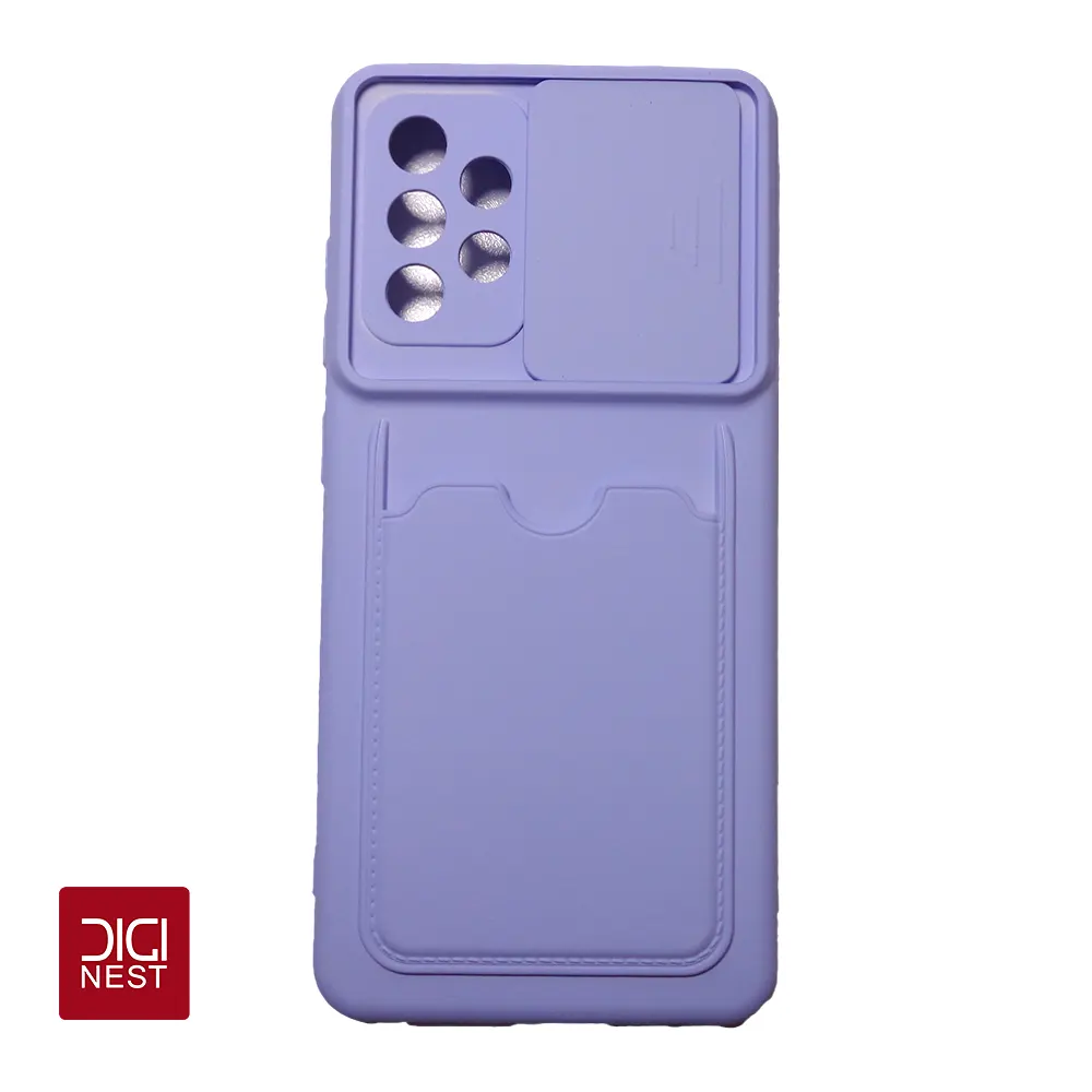 قاب جاکارتی دار دارای درپوش لنز دوربین گوشی موبایل سامسونگ samsung A52