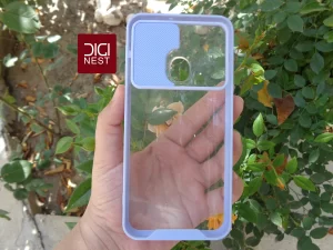 قاب دور سیلیکونی پشت شفاف محافظ لنزدار کشویی گوشی موبایل سامسونگ M21