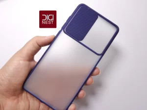 قاب درپوشدار دور سیلیکونی پشت مات گوشی موبایل سامسونگ samsung A52