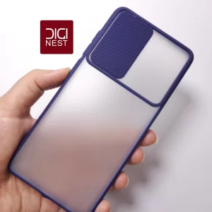 قاب درپوشدار دور سیلیکونی پشت مات گوشی موبایل سامسونگ samsung A52