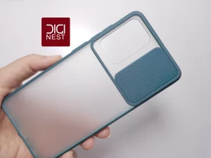 قاب درپوشدار دور سیلیکونی پشت مات گوشی موبایل سامسونگ samsung A52