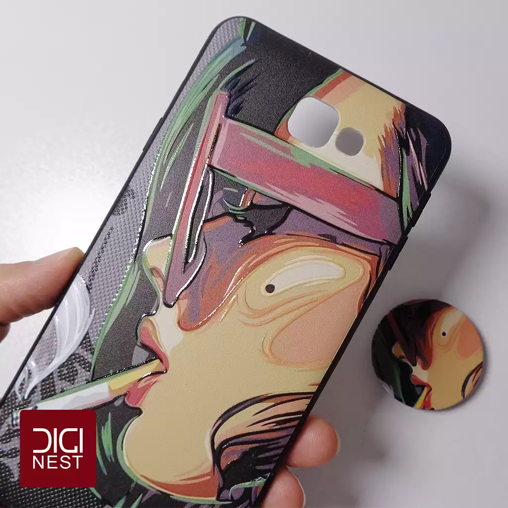 قاب گوشی سامسونگ j7 prime طرح دار پاپ سوکت دار