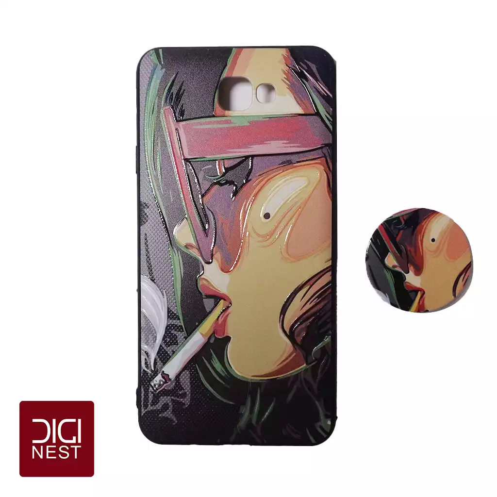 قاب گوشی سامسونگ j7 prime طرح دار پاپ سوکت دار