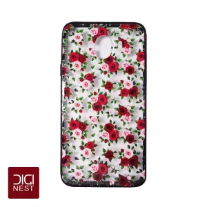 قاب گوشی سامسونگ j4 2018 طرح گل