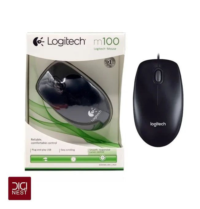 ماوس سیمی لاجیتک M100