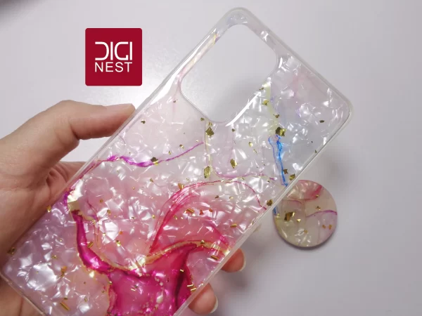 قاب ماربل پاپ سوکت دار گوشی موبایب سامسونگ samsung A52