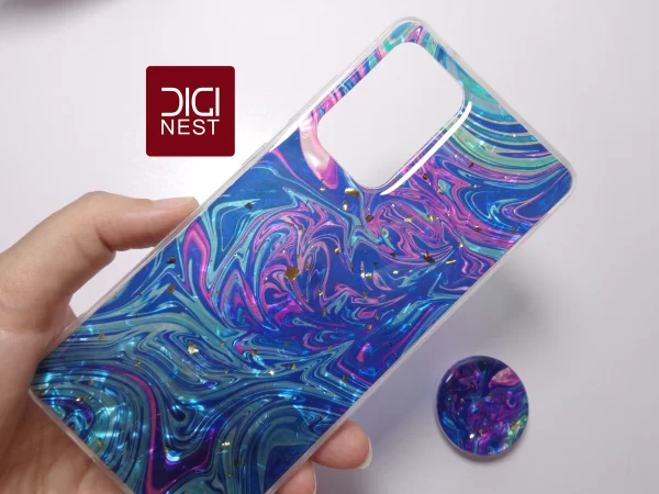 قاب ماربل پاپ سوکت دار گوشی موبایب سامسونگ samsung A52