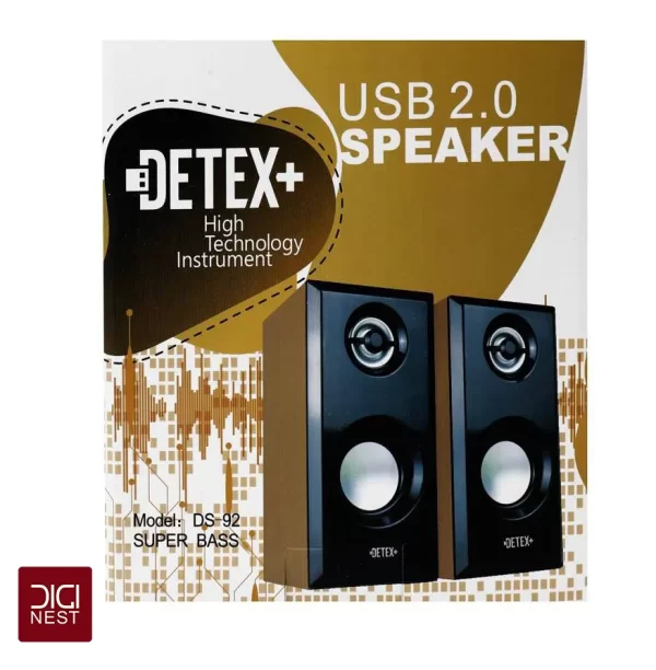 اسپیکر دسکتاپ دتکس پلاس مدل DETEX DS-92