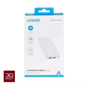 پاوربانک انکر مدل PowerCore Select A1223 ظرفیت 10000 میلی آمپر 12 وات