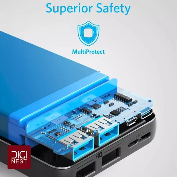 پاوربانک انکر مدل Anker A1268 ظرفیت 20000 میلی آمپر ساعت با گارانتی شرکتی