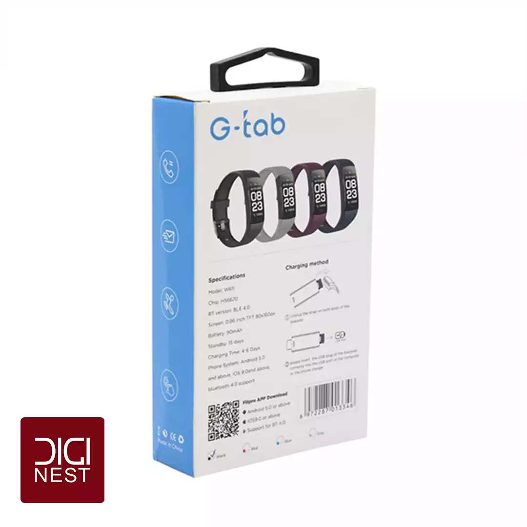 مچ بند هوشمند جی تب مدل W611