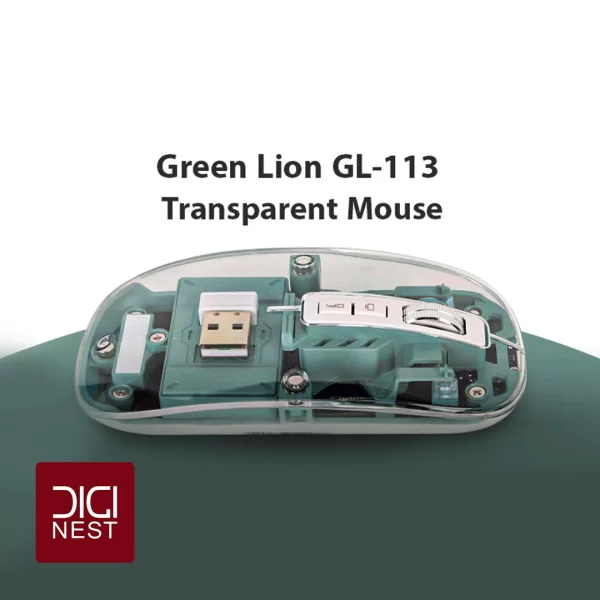 ماوس بی‌سیم گرین لاین مدل Transparent Mouse GL-113 - Image 3