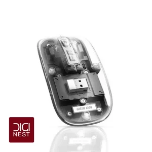 ماوس بی‌سیم گرین لاین مدل Transparent Mouse GL-113