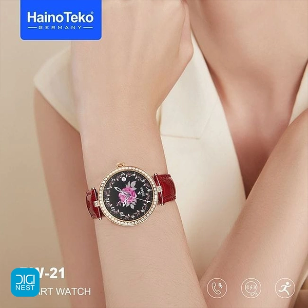 خرید و قیمت ساعت هوشمند زنانه و دخترانه هاینوتکو مدل RW21 با صفحه نمایش گرد