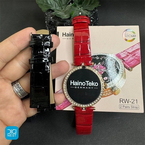 خرید و قیمت ساعت هوشمند زنانه و دخترانه هاینوتکو مدل RW21 با صفحه نمایش گرد