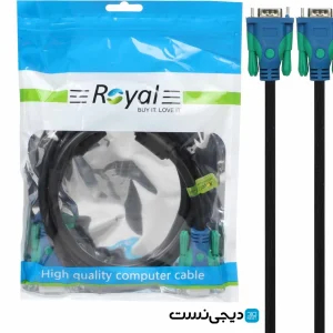 کابل VGA (3+4) طول 1.5 متر رویال (ROYAL)