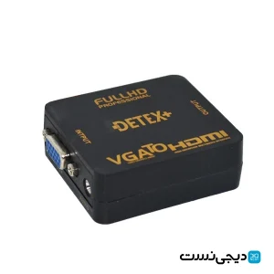 تبدیل HDMI به VGA دتکس پلاس Detex+