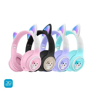 هدفون گربه ای بلوتوثی و رم خور AKZ-60