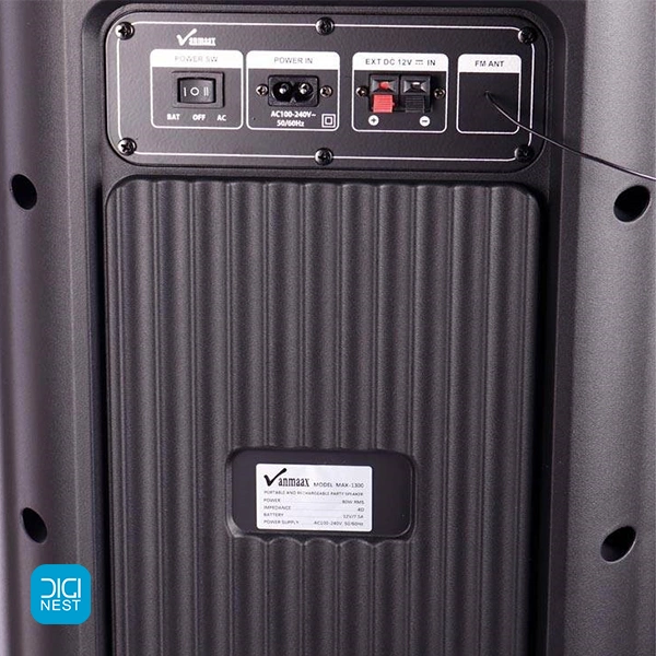 اسپیکر بلوتوثی قابل حمل وان مکس مدل vanmaax max-1300