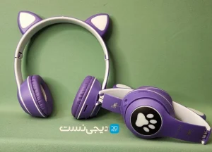 هدفون بلوتوثی گربه ای مدل MZ-23 چراغ دار