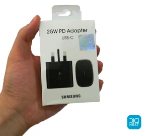 شارژر دیواری 25 وات سامسونگ مدل EP-TA800 با گارانتی