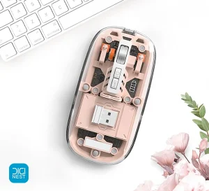 ماوس شفاف شارژی بی سیم بدون صدا مدل M133