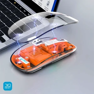 ماوس شفاف شارژی بی سیم بدون صدا مدل M133
