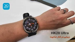 ساعت هوشمند HK28 ultra طرح گلکسی واچ اولترا