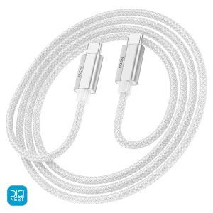 کابل تبدیل USB-C هوکو مدل U134 60W طول 1.2 متر 60 وات
