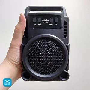 خرید و قیمت اسپیکر بلوتوثی گریت نایس مدل GTS-1360 - نسخه بلوتوث 5، منبع انرژی باتری، مدت زمان شارژ شدن 1 ساعت، همراه با کابل شارژ، دارای درگاه USB و ورودی کارت حافظه، دارای رقص نور، میکروفون داخلی و پشتیبانی از رادیو