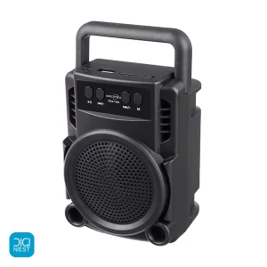 خرید و قیمت اسپیکر بلوتوثی گریت نایس مدل GTS-1360 - نسخه بلوتوث 5، منبع انرژی باتری، مدت زمان شارژ شدن 1 ساعت، همراه با کابل شارژ، دارای درگاه USB و ورودی کارت حافظه، دارای رقص نور، میکروفون داخلی و پشتیبانی از رادیو