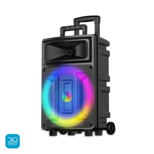 خرید و قیمت اسپیکر بلوتوثی قابل حمل ZQS-12131 - بلندگو مدل چمدانی چرخ دار 12 اینچ