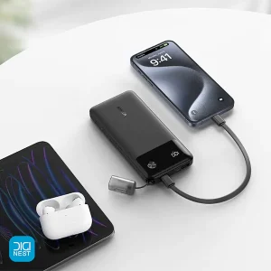 پاوربانک انکر مدل A1388 ظرفیت 10000 میلی آمپر ساعت