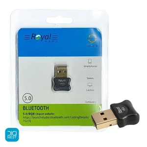 خرید و قیمت دانگل بلوتوث ورژن 5.0 رویال (Royal) مدل RB-278 مناسب کامپیوتر و لپ تاپ